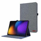 For Xiaomi Pad 7 / 7 Pro Fabric Leather Tablet Case(Blue) - 1