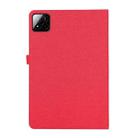 For Xiaomi Pad 7 / 7 Pro Fabric Leather Tablet Case(Red) - 3