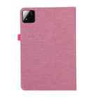 For Xiaomi Pad 7 / 7 Pro Fabric Leather Tablet Case(Rose Red) - 3