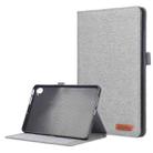 For Xiaomi Redmi Pad 8.8 2025 Fabric Texture Horizontal Flip Leather Tablet Case(Grey) - 1