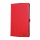 For Xiaomi Redmi Pad 2 Fabric Texture Horizontal Flip Leather Tablet Case(Red) - 2