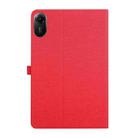 For Xiaomi Redmi Pad 2 Fabric Texture Horizontal Flip Leather Tablet Case(Red) - 3