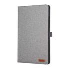 For Xiaomi Redmi Pad 2 Fabric Texture Horizontal Flip Leather Tablet Case(Grey) - 2
