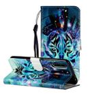 For Huawei Y8p / Enjoy 10s Oil Embossed Coloured Drawing Pattern Horizontal Flip PU Leather Case with Holder & Card Slots & Wallet(Wolf) - 1
