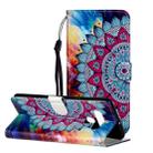 For LG Stylo 6 Oil Embossed Coloured Drawing Pattern Horizontal Flip PU Leather Case with Holder & Card Slots & Wallet(Half Sunflower) - 1