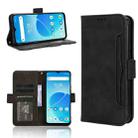 For Umidigi G5A / G5 Skin Feel Calf Texture Card Slots Leather Phone Case(Black) - 1