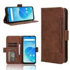 For Umidigi G5A / G5 Skin Feel Calf Texture Card Slots Leather Phone Case(Brown) - 1