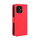 For Umidigi G5 Mecha Skin Feel Calf Texture Card Slots Leather Phone Case(Red) - 3