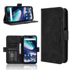 For Umidigi Bison X20 Skin Feel Calf Texture Card Slots Leather Phone Case(Black) - 1