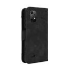 For Umidigi Bison X20 Skin Feel Calf Texture Card Slots Leather Phone Case(Black) - 3