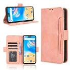 For Umidigi G6 5G Skin Feel Calf Texture Card Slots Leather Phone Case(Pink) - 1