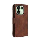 For Umidigi G9 5G / Note 90 Skin Feel Calf Texture Card Slots Leather Phone Case(Brown) - 3