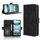 For Umidigi G100 / G100A Skin Feel Calf Texture Card Slots Leather Phone Case(Black) - 1