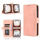 For Umidigi Note 100 / Note 100A Skin Feel Calf Texture Card Slots Leather Phone Case(Pink) - 1