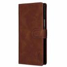 For Samsung Galaxy Z Fold7 5G AZNS Skin Feel Calf Texture Flip Leather Phone Case(Brown) - 2