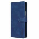 For Samsung Galaxy Z Fold7 5G AZNS Skin Feel Calf Texture Flip Leather Phone Case(Blue) - 2