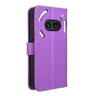 For Nothing Phone 2a Diamond Texture Leather Phone Case(Purple) - 3