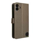 For Nothing CMF Phone 1 Diamond Texture Leather Phone Case(Brown) - 3