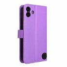 For Nothing CMF Phone 1 Diamond Texture Leather Phone Case(Purple) - 3