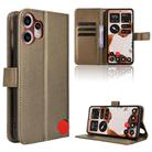For Nothing CMF Phone 2 Pro Diamond Texture Leather Phone Case(Brown) - 1