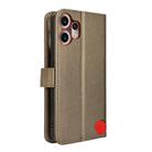 For Nothing CMF Phone 2 Pro Diamond Texture Leather Phone Case(Brown) - 3