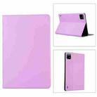 For Xiaomi Pad 6S Pro Voltage Elastic Texture Flip Tablet Leather Case(Purple) - 1