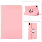 For Xiaomi Redmi Pad SE 360 Degree Rotation Litchi Texture Leather Tablet Case(Pink) - 1