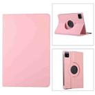 For Xiaomi Pad 6S Pro 12.4 360 Degree Rotation Litchi Texture Leather Tablet Case(Pink) - 1
