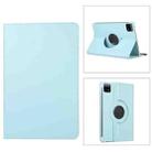 For Xiaomi Pad 6S Pro 12.4 360 Degree Rotation Litchi Texture Leather Tablet Case(Sky Blue) - 1