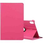 For Xiaomi Redmi Pad Pro 12.1 360 Degree Rotation Litchi Texture Leather Tablet Case(Rose Red) - 1