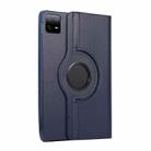 For Xiaomi Pad 7 Pro / Pad 7 360 Degree Rotation Litchi Texture Leather Tablet Case(Dark Blue) - 3