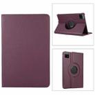 For Xiaomi Pad 7 Pro / Pad 7 360 Degree Rotation Litchi Texture Leather Tablet Case(Dark Purple) - 1
