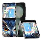 For Samsung Galaxy Z Flip5 ABEEL PC Paintings Pattern Phone Case(Owl) - 1