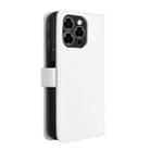 For Doogee Note 58 / Note 58 Pro Diamond Texture Leather Phone Case(White) - 3