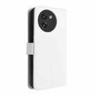For Doogee Note 59 / Note 59 Pro Diamond Texture Leather Phone Case(White) - 3