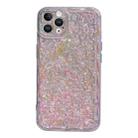 For iPhone 14 Pro Electroplated 3D Stone Texture TPU Phone Case(Transparent) - 1