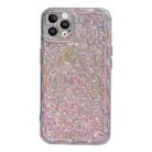 For iPhone 12 Pro Max Electroplated 3D Stone Texture TPU Phone Case(Transparent) - 1