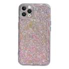 For iPhone 12 Pro Electroplated 3D Stone Texture TPU Phone Case(Transparent) - 1