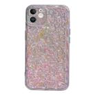 For iPhone 11 Electroplated 3D Stone Texture TPU Phone Case(Transparent) - 1