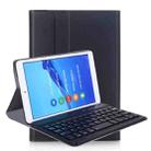 A0T8 For Huawei MatePad T8 8 inch ABS Ultra-thin Detachable Bluetooth Keyboard Voltage PU Leather Tablet Case with Bracket(Black) - 1