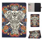 For iPad Pro 10.5 inch Colored Drawing Pattern Horizontal Flip PU Leather Case with Holder & Card Slot & Sleep / Wake-up Function(Colorful Elephant) - 1