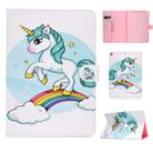 For iPad Pro 10.5 inch Colored Drawing Pattern Horizontal Flip PU Leather Case with Holder & Card Slot & Sleep / Wake-up Function(Unicorn) - 1