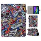 For iPad Pro 11 (2020) Colored Drawing Pattern Horizontal Flip PU Leather Tablet Case with Holder & Card Slot & Sleep / Wake-up Function(Graffiti) - 1