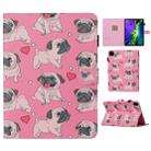 For iPad Pro 11 (2020) Colored Drawing Pattern Horizontal Flip PU Leather Tablet Case with Holder & Card Slot & Sleep / Wake-up Function(Love Dog) - 1