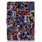 For iPad 9.7 (2017/2018) & Air 2 & Air Colored Drawing Pattern Horizontal Flip PU Leather Case with Holder & Card Slot & Sleep / Wake-up Function(Graffiti) - 3