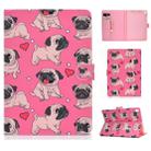 For iPad 9.7 (2017/2018) & Air 2 & Air Colored Drawing Pattern Horizontal Flip PU Leather Case with Holder & Card Slot & Sleep / Wake-up Function(Love Dog) - 1