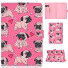 For Samsung Galaxy Tab S5e 10.5 T720 / T725 Colored Drawing Pattern Horizontal Flip PU Leather Case with Holder & Card Slot & Sleep / Wake-up Function(Love Dog) - 1