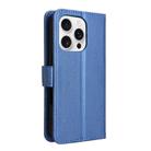 For iPhone 16 Pro Max Diamond Texture Leather Phone Case(Blue) - 3