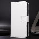 For iPhone 16 Plus Diamond Texture Leather Phone Case(White) - 2