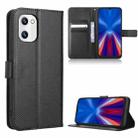 For UMIDIGI G2 / G1 / G1 Max Diamond Texture Leather Phone Case(Black) - 1